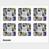 Autocollants de photos de mariage (Feuille)
