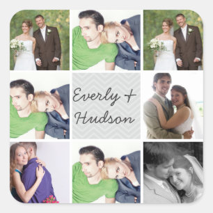 Autocollants de photos de mariage