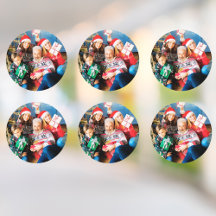 Autocollants de photos personnalisés Famille