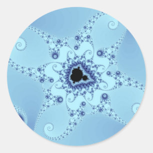 Autocollants de pieuvres bleues
