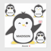 Autocollants de pingouin mignon (Feuille)