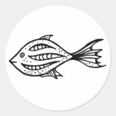 Autocollants de planificateur de poisson mignon (Devant)