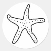 Autocollants de planificateur d'étoiles de mer (Devant)