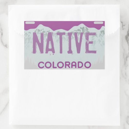 Autocollants de plaque d'immatriculation violette (Sac)