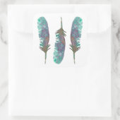 Autocollants de plume à l'aquarelle (Sac)