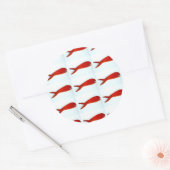 autocollants de poisson sculpté (Enveloppe)