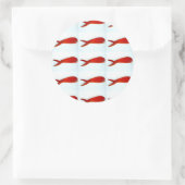 autocollants de poisson sculpté (Sac)