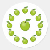 Autocollants de pomme (Devant)