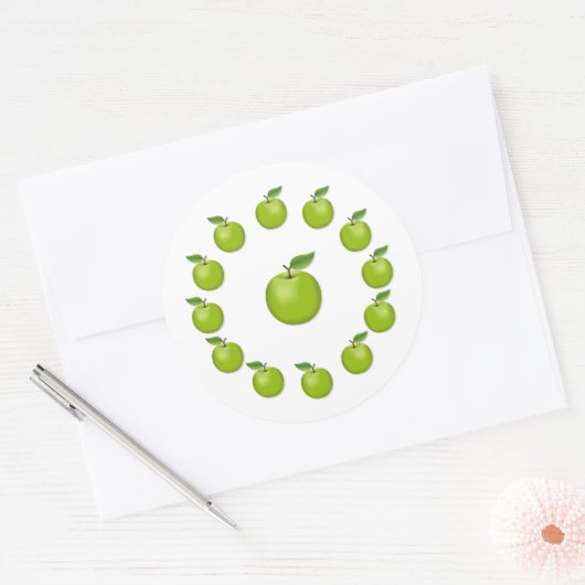 Autocollants de pomme (Enveloppe)