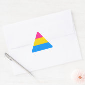 Autocollants de Pride Pansexual - triangles (Enveloppe)