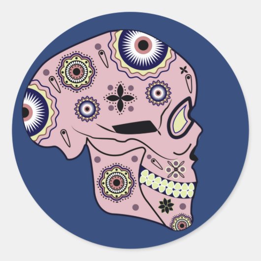 autocollants de profil de sucre rose (Devant)