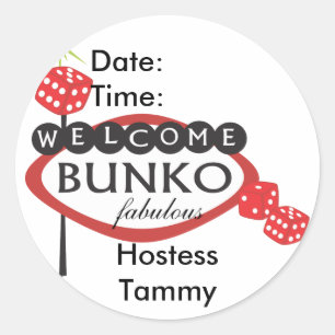 Autocollants de rappel de Bunko