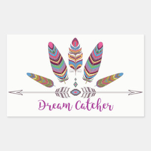 Autocollants de rectangle, brillants, 4,5 x 2,7