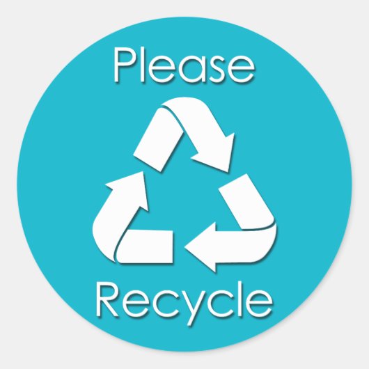 Autocollants de recyclage (Devant)