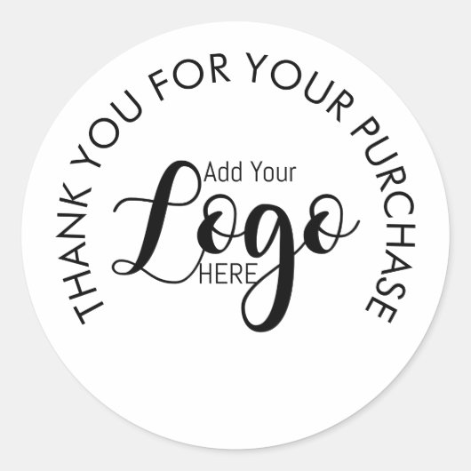 Autocollants de remerciement de boulangerie avec l (Devant)