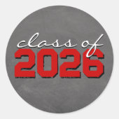 Autocollants de remise de diplômes tableau noir ro (Devant)