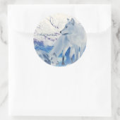 Autocollants de renard arctique (Sac)