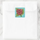 Autocollants de rose rouge (Sac)