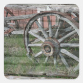 Autocollants de roue en Wagon rustique de style oc (Devant)