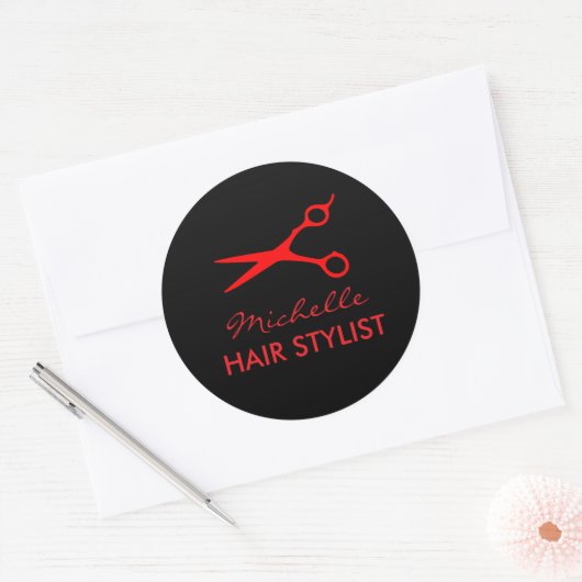 Autocollants de salon de coiffure avec logo de cis (Enveloppe)