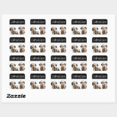 Autocollants de salutation de chiot dalmatien (Feuille)
