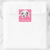 Autocollants de salutation de chiot Dalmatien (Sac)