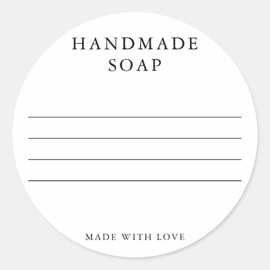 Autocollants de savon (Devant)