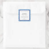 Autocollants de savon modifiables Bleu Blanc Delft (Sac)