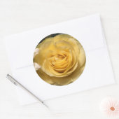Autocollants de sceaux d'enveloppe de rose jaune (Enveloppe)