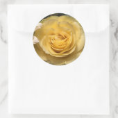 Autocollants de sceaux d'enveloppe de rose jaune (Sac)