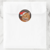 Autocollants de scellage d'enveloppe de chat tigré (Sac)