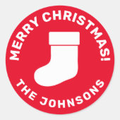 Autocollants de scellement d'enveloppe de bas de N (Devant)