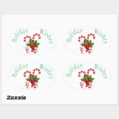 Autocollants de scellement d'enveloppe de Vœux de  (Feuille)