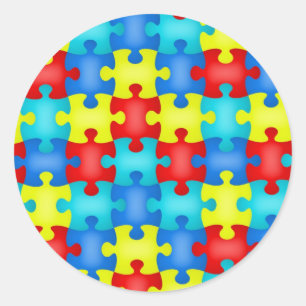 Autocollants de sensibilisation sur l'autisme
