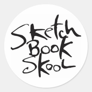 Autocollants de Skool de carnet à dessins