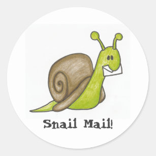 Autocollants de snail mail