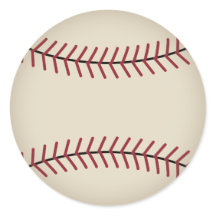 Autocollants de sport de baseball vintage