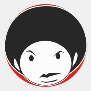 autocollants de style afro