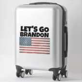 AUTOCOLLANTS DE STYLE GRANDS DÉCOUPÉS LET'S GO BRA (Sur valise)