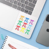 Autocollants de symbole Pi, ensemble de neuf dans  (Ordinateur portable avec iPhone)