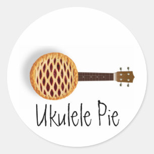 Autocollants de tarte d'ukulélé