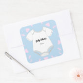 Autocollants de tenue de bébé avec nom de bébé Dat (Enveloppe)