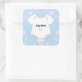 Autocollants de tenue de bébé avec nom de bébé Dat (Sac)