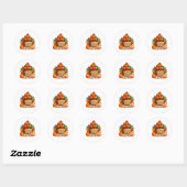 Autocollants de Thanksgiving (Feuille)