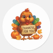Autocollants de Thanksgiving (Devant)