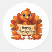 Autocollants de Thanksgiving (Devant)