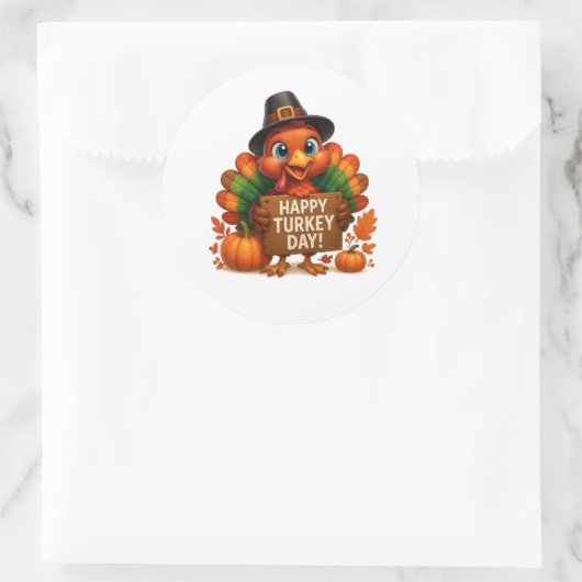 Autocollants de Thanksgiving (Sac)