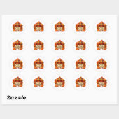 Autocollants de Thanksgiving (Feuille)