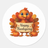 Autocollants de Thanksgiving (Devant)