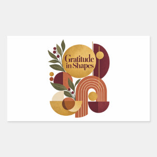 Autocollants de Thanksgiving en formes de gratitud